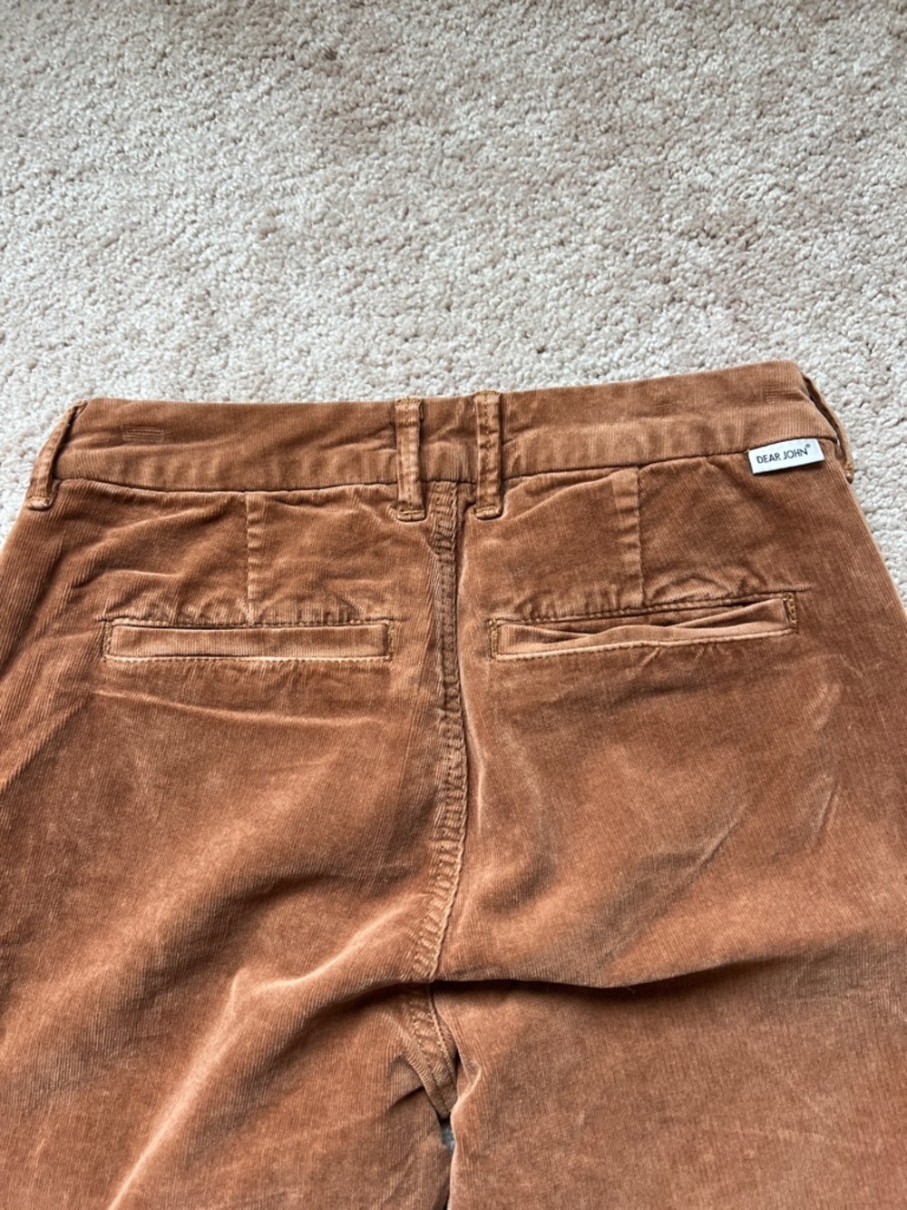 Dear John Corduroy Pants in Rust Brown - Picture 7 of 10